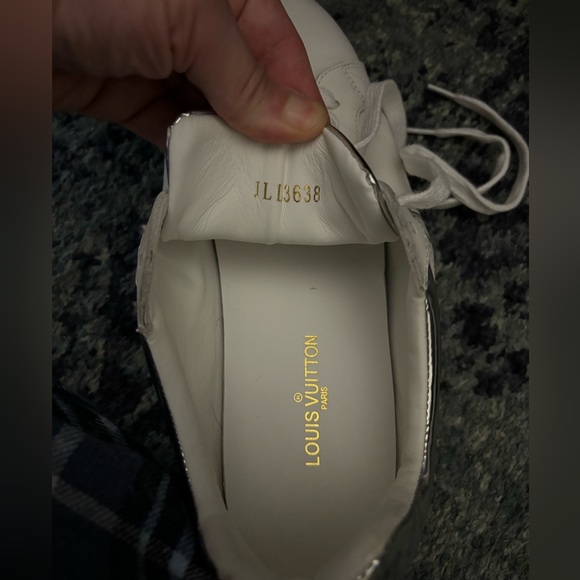 Louis Vuitton sneakers, LUXEMBOURG LEATHER LOW TRAINERS authentic - Picture 4 of 5